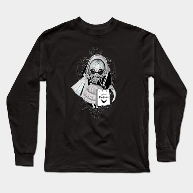 The fashionista grim reaper Long Sleeve T-Shirt by mapetitepoupee